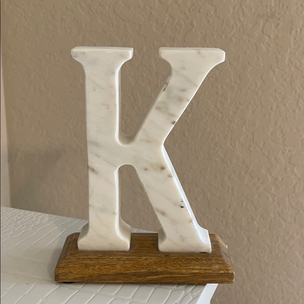 Letter K decoration